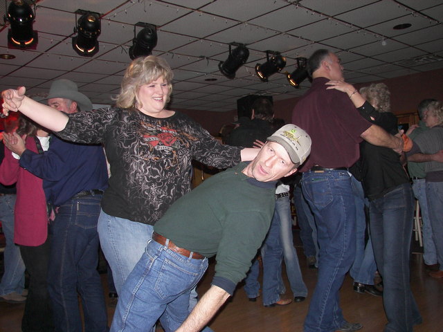 Dancers at the Meridian Bar &amp; Grill